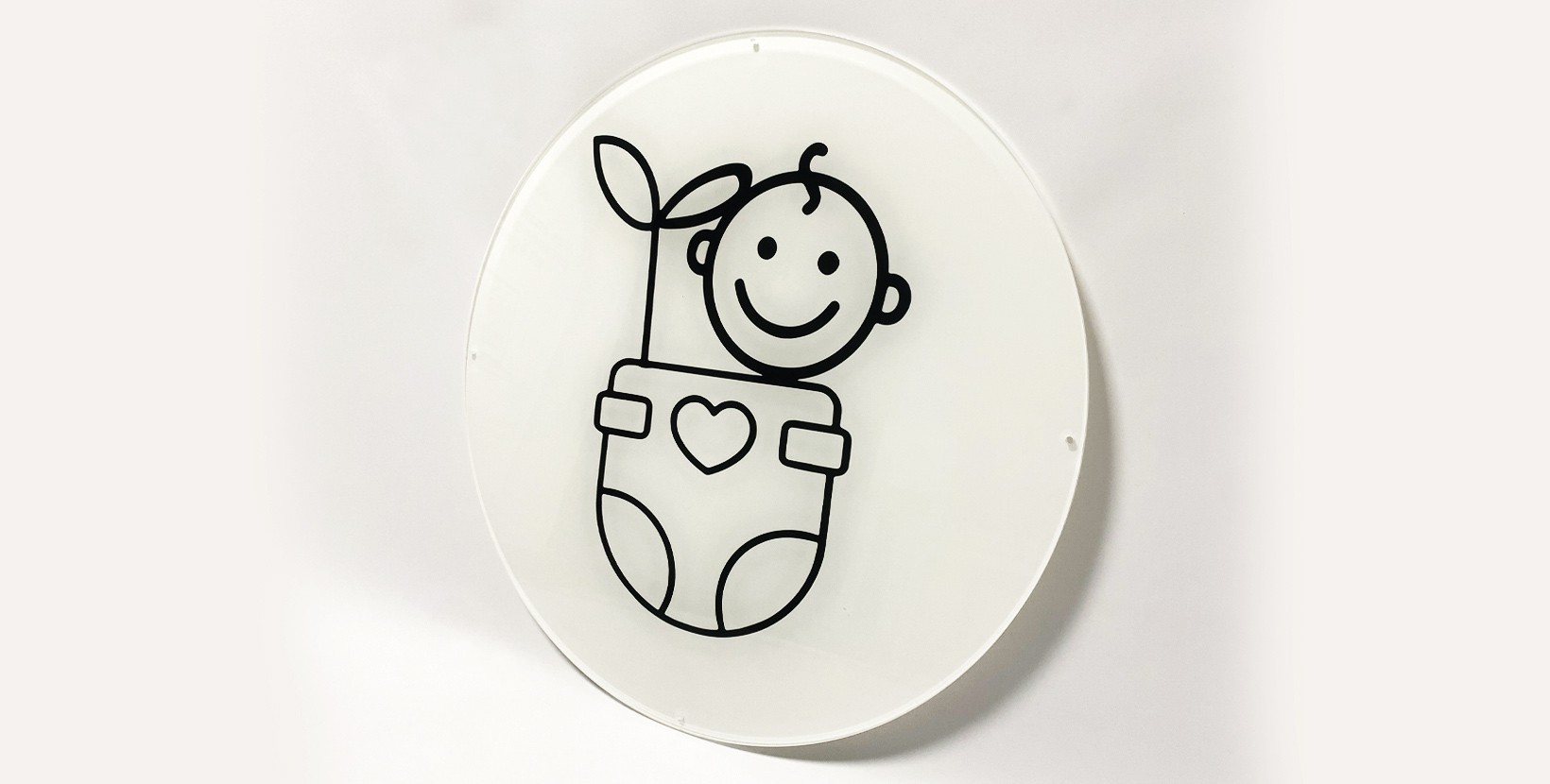 Plaque Plexiglass Ronde - Personnalisation Sur Mesure