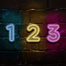 Numéro en néon