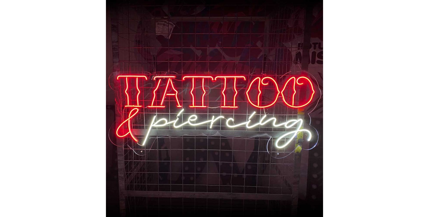 ADVPRO Tattoo Piercing Get Inked Shop Open Dual Color LED Enseigne