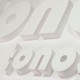 Lettres en polystyrène compactes en relief