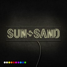 Neon sun+sand