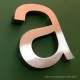 Lettre en acier creux
