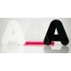 Lettres en plexiglas en relief