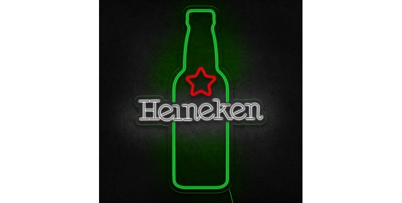 Neón Heineken botella