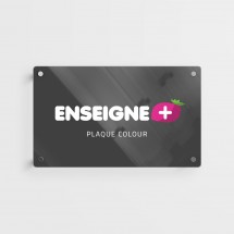 Plaque personnalisable en plexiglas