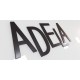 Lettres en aluminium