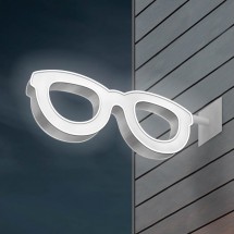 Enseigne opticien lunettes géante