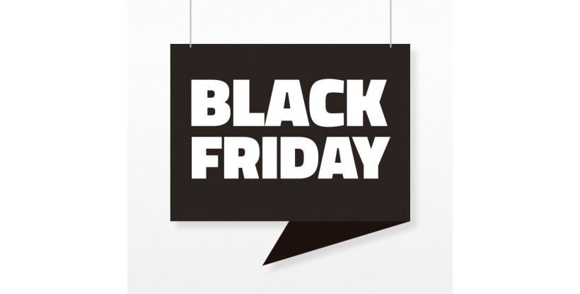 Affiche suspendue "Black Friday"
