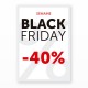 Panneaux Semaine Black Friday -40%