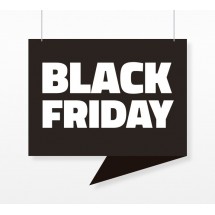 Affiche suspendue "Black Friday"