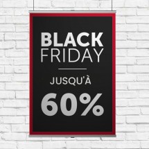 Panneau suspendu Black Friday -60%