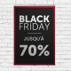 Panneau suspendu Black Friday -70%