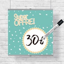 Bannière suspendue Super Offer pour marqueur