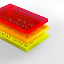 Plexiglas fluorescent