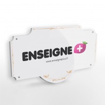 Plaque plexiglas en forme