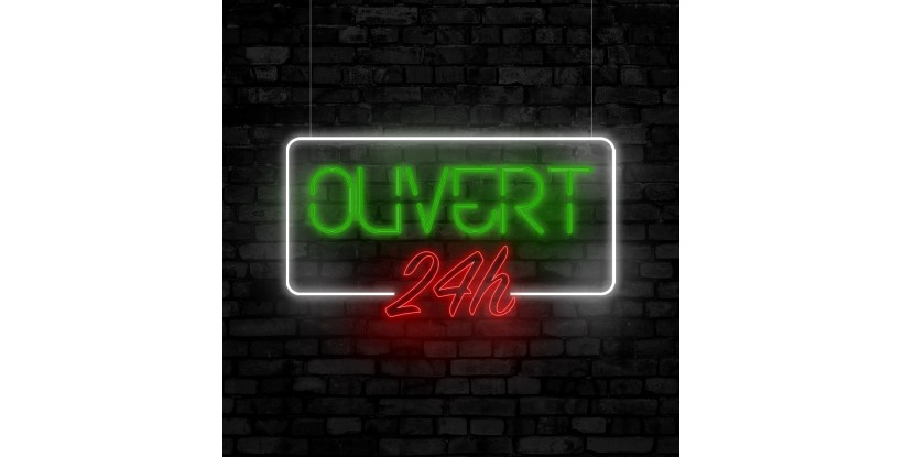 Néon Ouvert 24h