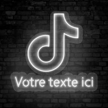 Néon Tik Tok + Texte