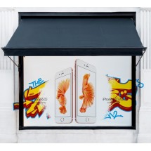 Film pour vitrine avec stratifié anti-graffiti Mactac