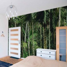 Autocollant mural tropique sauvage