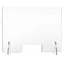 Écran de protection contre le comptoir 120 x 80 cm