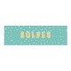 Affiche de vente de confettis turquoise