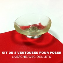 Ventouses pour œillets de toile