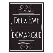 Affiche vintage de deuxième vente