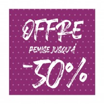 L'affiche offre -50% de points