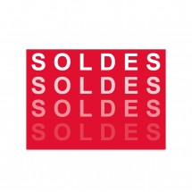 Affiche de vente de dégradé