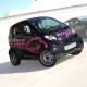 Flocage publicitaire sur smart 