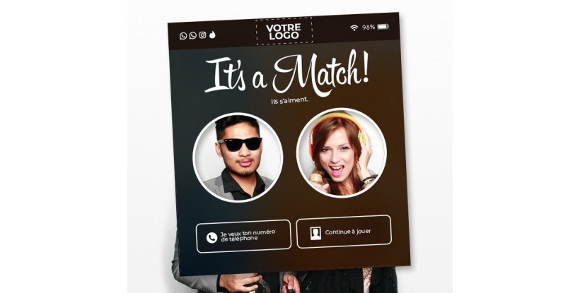 Cadre - c'est un match.