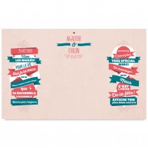 Photocall de mariage vintage pastel