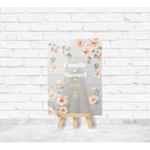 Table de fleurs classique pour mariage