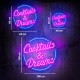 Cocktail & dreams neon