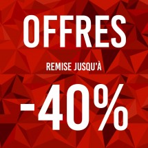 L'affiche propose -40% de triangles