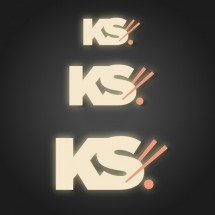 KS - Lettres en PVC rétro-éclairées