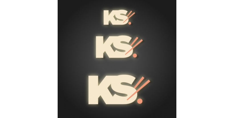 KS - Lettres en PVC rétro-éclairées