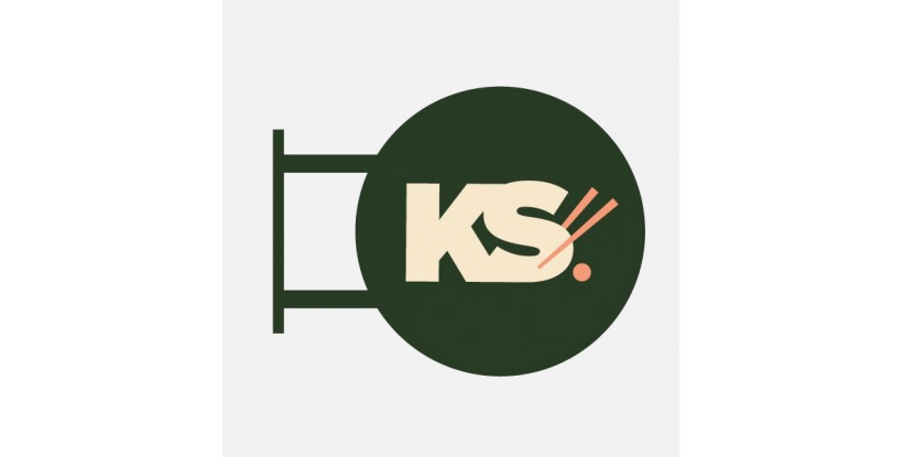 KS - Enseigne drapeau ronde 2