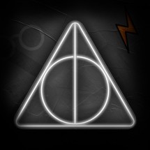 Néon Harry Potter Deathly Hallow