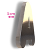 À 3 cm