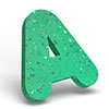 Confetti vert