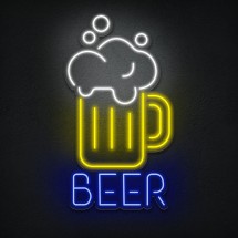Neon beer