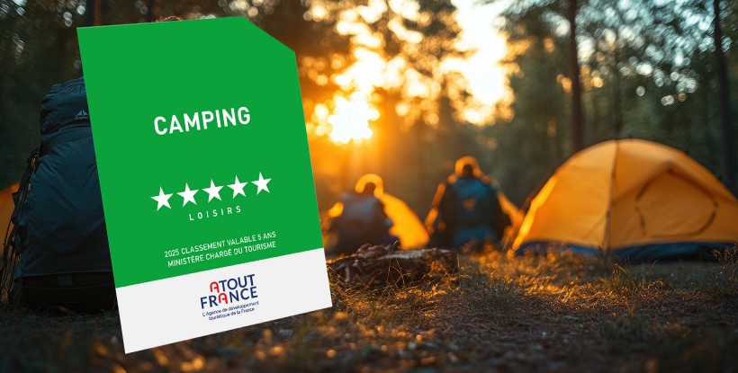 Panonceau de classement Camping