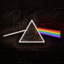 Neón Pink Floyd Dark Side of The Moon