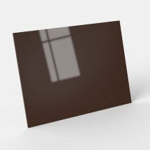 Plaque de plexiglas marron