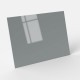 Placa de metacrilato gris