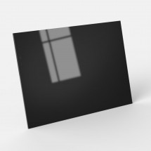 Plaque de plexiglas noir