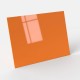 Placa de metacrilato naranja