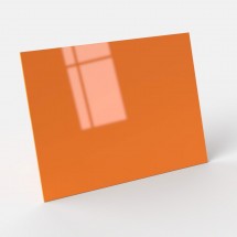 Plaque de plexiglas orange