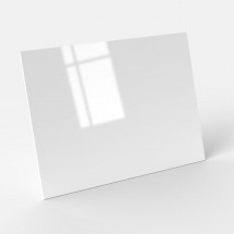 Plaque de plexiglas blanc